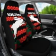South Sydney Rabbitohs Car Seat Covers Anzac Day Poppy Flower Vibes A7