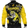 Richmond Football Men's Bomber Jacket Tigers Anzac Day Unique Indigenous A7