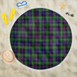 1sttheworld Blanket - Malcolm Modern Tartan Beach Blanket A7 | 1sttheworld