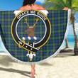 1sttheworld Blanket - Forbes Ancient Clan Tartan Crest Tartan Beach Blanket A7 | 1sttheworld