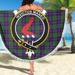 1sttheworld Blanket - Armstrong Modern Clan Tartan Crest Tartan Beach Blanket A7 | 1sttheworld