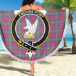 1sttheworld Blanket - Lindsay Ancient Clan Tartan Crest Tartan Beach Blanket A7 | 1sttheworld