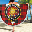1sttheworld Blanket - MacLeod of Raasay Clan Tartan Crest Tartan Beach Blanket A7 | 1sttheworld
