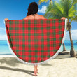 1sttheworld Blanket - MacAulay Modern Tartan Beach Blanket A7 | 1sttheworld