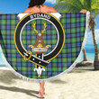 1sttheworld Blanket - Gordon Old Ancient Clan Tartan Crest Tartan Beach Blanket A7 | 1sttheworld