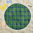 1sttheworld Blanket - Campbell of Breadalbane Ancient Tartan Beach Blanket A7 | 1sttheworld