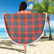 1sttheworld Blanket - Hamilton Ancient Tartan Beach Blanket A7 | 1sttheworld