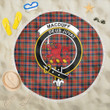 1sttheworld Blanket - MacDuff Ancient Clan Tartan Crest Tartan Beach Blanket A7 | 1sttheworld