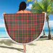 1sttheworld Blanket - Cumming Hunting Weathered Tartan Beach Blanket A7 | 1sttheworld