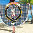1sttheworld Blanket - Napier Modern Clan Tartan Crest Tartan Beach Blanket A7 | 1sttheworld