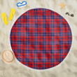 1sttheworld Blanket - Wishart Dress Tartan Beach Blanket A7 | 1sttheworld