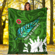 1sttheworld Blanket - New Zealand Anzac Walking In The Sun Premium Blanket
