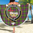 1sttheworld Blanket - MacDonald of Clanranald Clan Tartan Crest Tartan Beach Blanket A7 | 1sttheworld