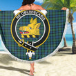 1sttheworld Blanket - Campbell Ancient 02 Clan Tartan Crest Tartan Beach Blanket A7 | 1sttheworld