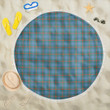 1sttheworld Blanket - Agnew Ancient Tartan Beach Blanket A7 | 1sttheworld