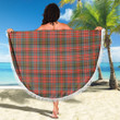 1sttheworld Blanket - MacPherson Weathered Tartan Beach Blanket A7 | 1sttheworld