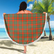 1sttheworld Blanket - MacGregor Ancient Tartan Beach Blanket A7 | 1sttheworld