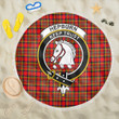 1sttheworld Blanket - Hepburn Clan Tartan Crest Tartan Beach Blanket A7 | 1sttheworld