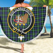 1sttheworld Blanket - Baillie Modern Clan Tartan Crest Tartan Beach Blanket A7 | 1sttheworld