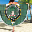 1sttheworld Blanket - Ross Hunting Ancient Clan Tartan Crest Tartan Beach Blanket A7 | 1sttheworld