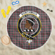 1sttheworld Blanket - Borthwick Ancient Clan Tartan Crest Tartan Beach Blanket A7 | 1sttheworld