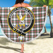 1sttheworld Blanket - Stewart Dress Modern Clan Tartan Crest Tartan Beach Blanket A7 | 1sttheworld