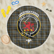 1sttheworld Blanket - Farquharson Weathered Clan Tartan Crest Tartan Beach Blanket A7 | 1sttheworld