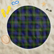 1sttheworld Blanket - Gunn Modern Tartan Beach Blanket A7 | 1sttheworld