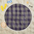1sttheworld Blanket - Cunningham Dress Blue Dancers Tartan Beach Blanket A7 | 1sttheworld
