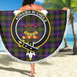 1sttheworld Blanket - Cameron of Erracht Modern Clan Tartan Crest Tartan Beach Blanket A7 | 1sttheworld