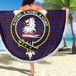 1sttheworld Blanket - Home Modern Clan Tartan Crest Tartan Beach Blanket A7 | 1sttheworld