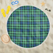 1sttheworld Blanket - Graham of Montrose Ancient Tartan Beach Blanket A7 | 1sttheworld