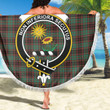 1sttheworld Blanket - Buchan Ancient Clan Tartan Crest Tartan Beach Blanket A7 | 1sttheworld