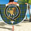 1sttheworld Blanket - Newlands of Lauriston Clan Tartan Crest Tartan Beach Blanket A7 | 1sttheworld