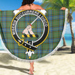 1sttheworld Blanket - MacMillan Hunting Ancient Clan Tartan Crest Tartan Beach Blanket A7 | 1sttheworld