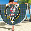 1sttheworld Blanket - Cockburn Ancient Clan Tartan Crest Tartan Beach Blanket A7 | 1sttheworld