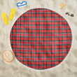 1sttheworld Blanket - Sinclair Modern Tartan Beach Blanket A7 | 1sttheworld