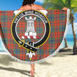 1sttheworld Blanket - MacLean of Duart Ancient Clan Tartan Crest Tartan Beach Blanket A7 | 1sttheworld