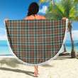 1sttheworld Blanket - Thomson Hunting Modern Tartan Beach Blanket A7 | 1sttheworld