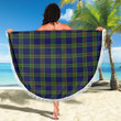 1sttheworld Blanket - Colquhoun Modern Tartan Beach Blanket A7 | 1sttheworld