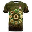1sttheworld Tee - Hurry Family Crest T-Shirt - Celtic Wheel of the Year Ornament A7 | 1sttheworld