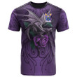 1sttheworld Tee - Montgomerie Family Crest T-Shirt - Dragon Purple A7 | 1sttheworld
