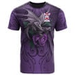 1sttheworld Tee - Cochrane Family Crest T-Shirt - Dragon Purple A7 | 1sttheworld