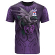 1sttheworld Tee - Caird Family Crest T-Shirt - Dragon Purple A7 | 1sttheworld