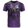 1sttheworld Tee - Kyd Family Crest T-Shirt - Dragon Purple A7 | 1sttheworld