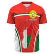 1sttheworld Clothing - Madagascar Active Flag Baseball Jersey A35