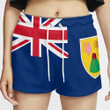 1sttheworld Clothing - Turks and Caicos Islands Women Short A35