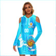 1sttheworld Clothing - (Custom) Argentina Football Fan -  Women's Tight Dress A7 | 1sttheworld