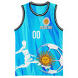 1sttheworld Clothing - (Custom) Argentina Football Fan - Basketball Jersey A7 | 1sttheworld
