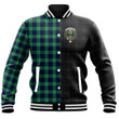 1sttheworld Clothing - Abercrombie Clan Tartan Crest Baseball Jacket - The Half A7 | 1sttheworld